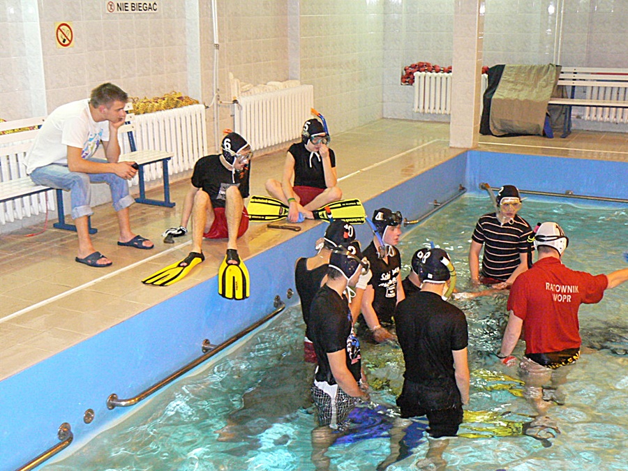 Hokej pod wodą Sparing Walenie Siemianowice Śląskie 2012